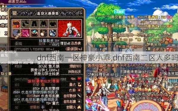 dnf西南一区神豪小乖,dnf西南二区人多吗