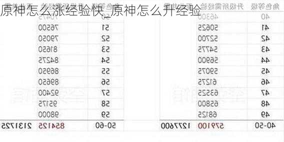 原神怎么涨经验快_原神怎么升经验