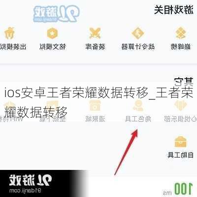 ios安卓王者荣耀数据转移_王者荣耀数据转移