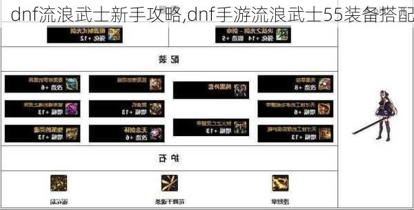 dnf流浪武士新手攻略,dnf手游流浪武士55装备搭配