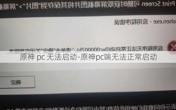 原神 pc 无法启动-原神pc端无法正常启动