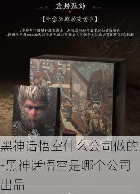 黑神话悟空什么公司做的-黑神话悟空是哪个公司出品