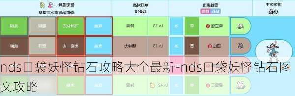 nds口袋妖怪钻石攻略大全最新-nds口袋妖怪钻石图文攻略