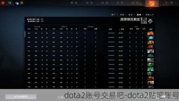 dota2账号交易吧-dota2贴吧账号