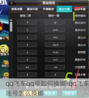 qq飞车qq号如何换绑-qq飞车账号怎么换绑