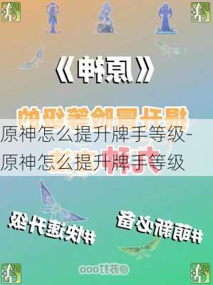 原神怎么提升牌手等级-原神怎么提升牌手等级