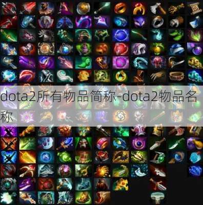 dota2所有物品简称-dota2物品名称