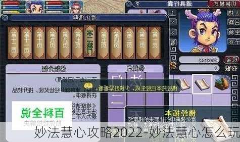 妙法慧心攻略2022-妙法慧心怎么玩