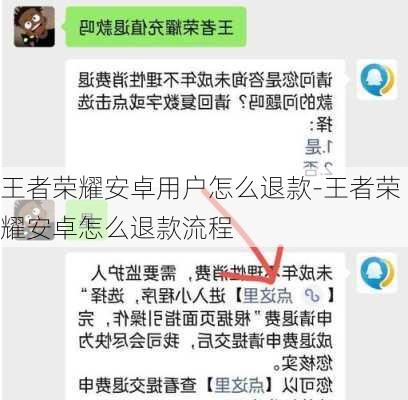 王者荣耀安卓用户怎么退款-王者荣耀安卓怎么退款流程