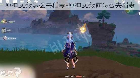 原神30级怎么去稻妻-原神30级前怎么去稻妻