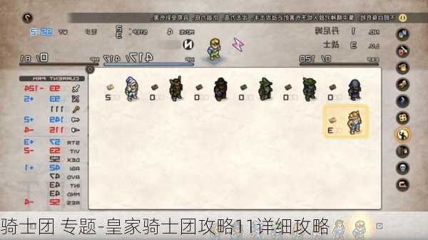 骑士团 专题-皇家骑士团攻略11详细攻略