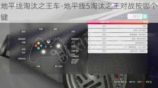 地平线淘汰之王车-地平线5淘汰之王对战按哪个键