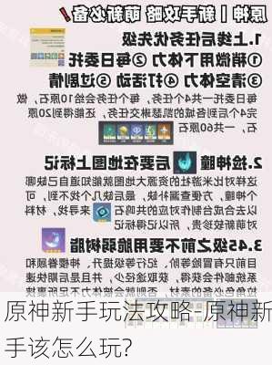 原神新手玩法攻略-原神新手该怎么玩?