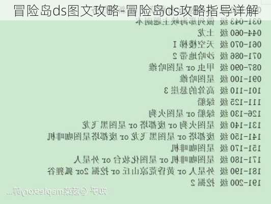 冒险岛ds图文攻略-冒险岛ds攻略指导详解